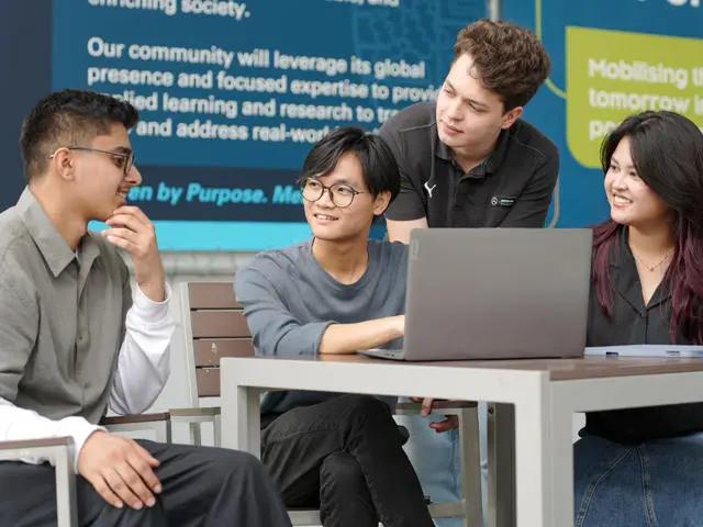 Foundation students at Heriot-Watt Malaysia